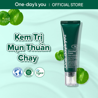  Kem Dưỡng Ẩm Dịu Da Giảm Mụn Thuần Chay ONE DAY'S YOU Cicaming Cream (50ml)