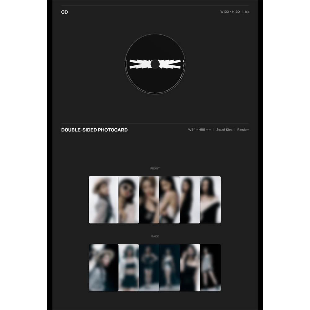 Album Hybe Labels "Le sserafim" mini đầu tay "Fearless " - phiên bản bó hoa đơn sắc