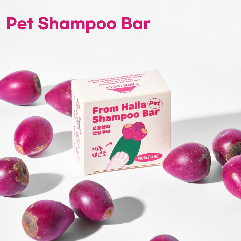 [k-premium] Từ halla preaky pear cactus pet shampoo bar (sản xuất tại hàn quốc)