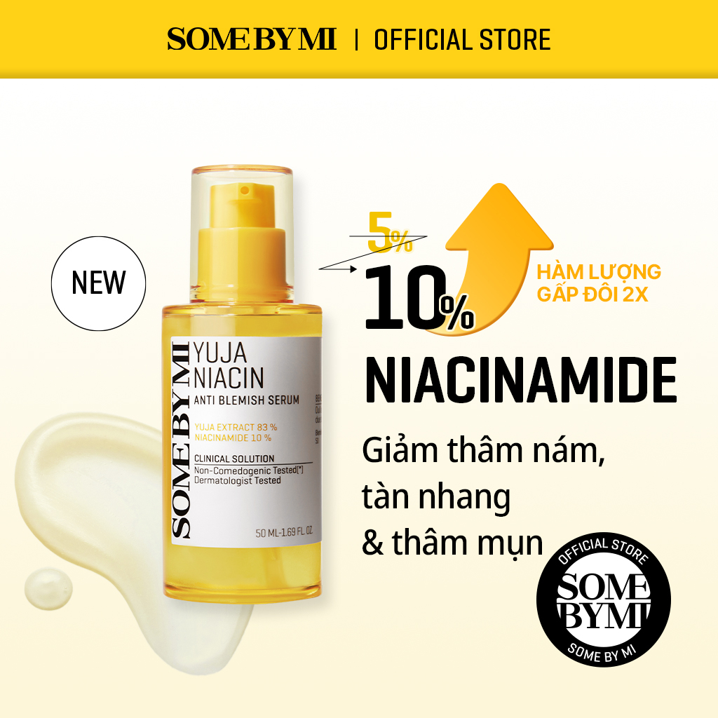 Tinh chất dưỡng trắng 10% Niacinamide Some By Mi Yuja Niacin Anti Blemish Serum 50ml