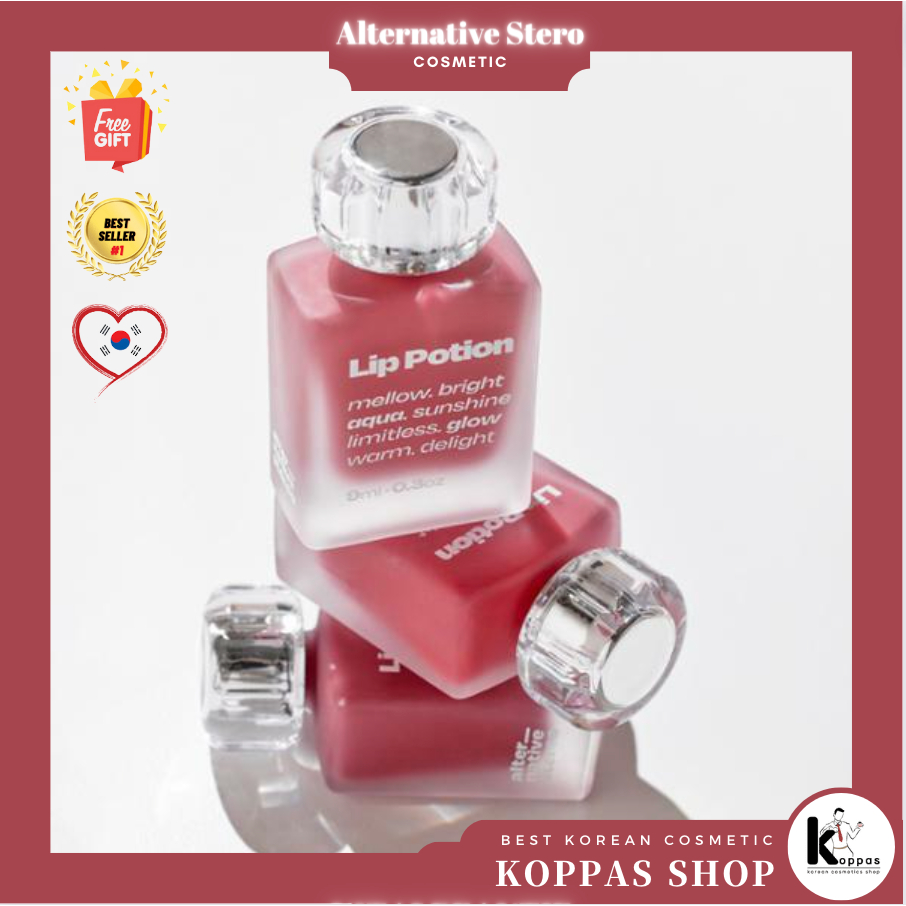 Lip Potion Aqua Glow Son Bóng Dưỡng Môi 9ml Chất Lượng Cao 2023 Mới