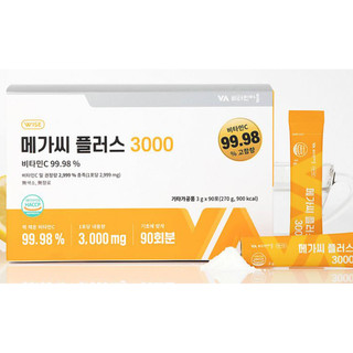 Hàn quốc vitamin village mega c plus 3000 vitamin c 99.98% 3 x 90 gói