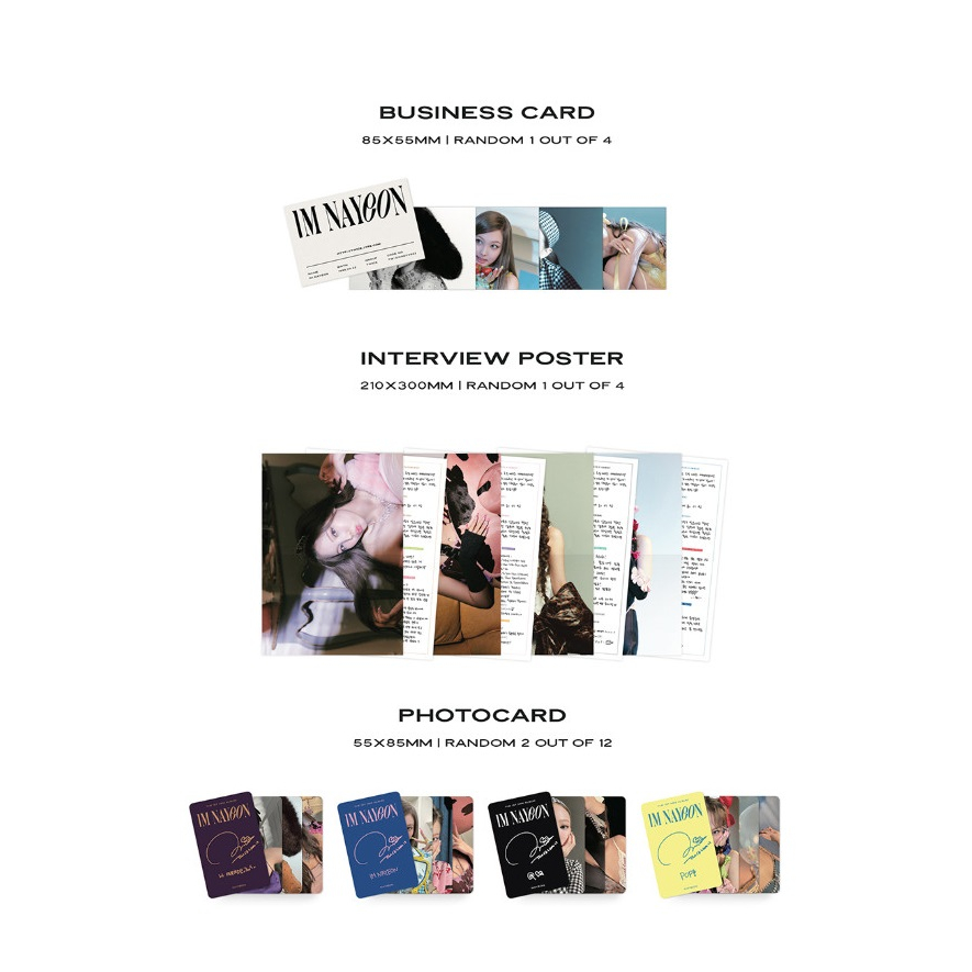 Album mini thứ 1 WITHMUU POB JYP Entertainment TWICE NAYEON "IM NAYEON