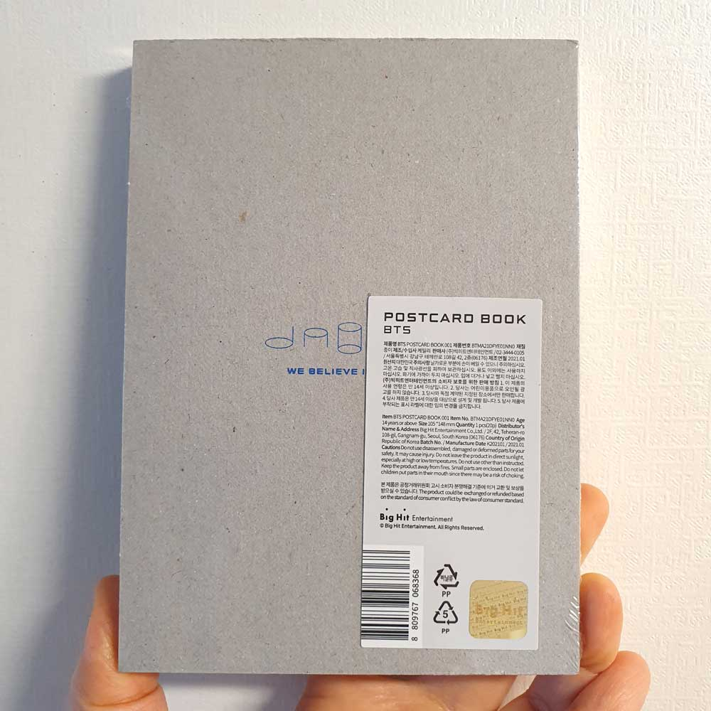 Sách bưu thiếp bts hybe insight