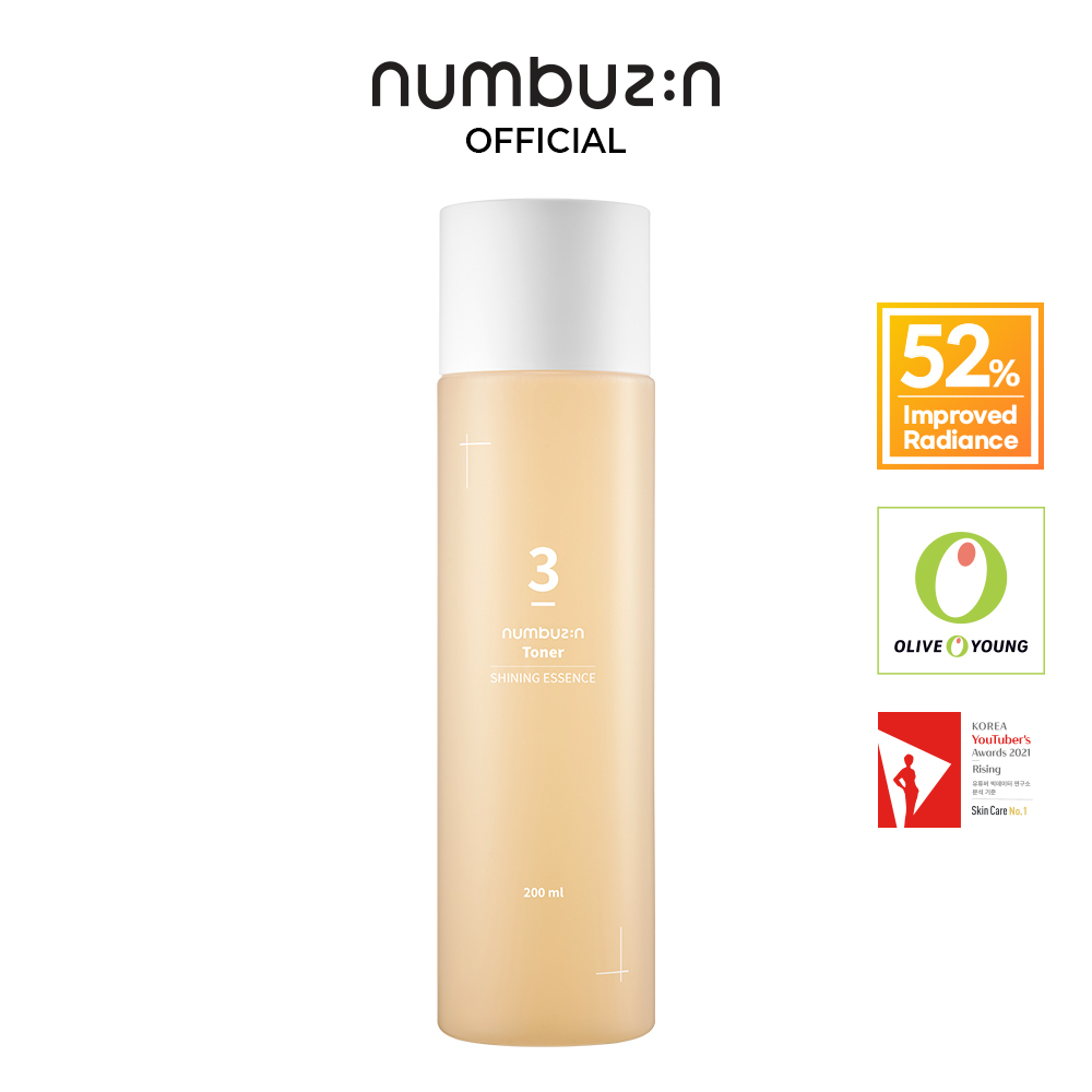 Toner numbuzin dưỡng chất căng bóng da số 3