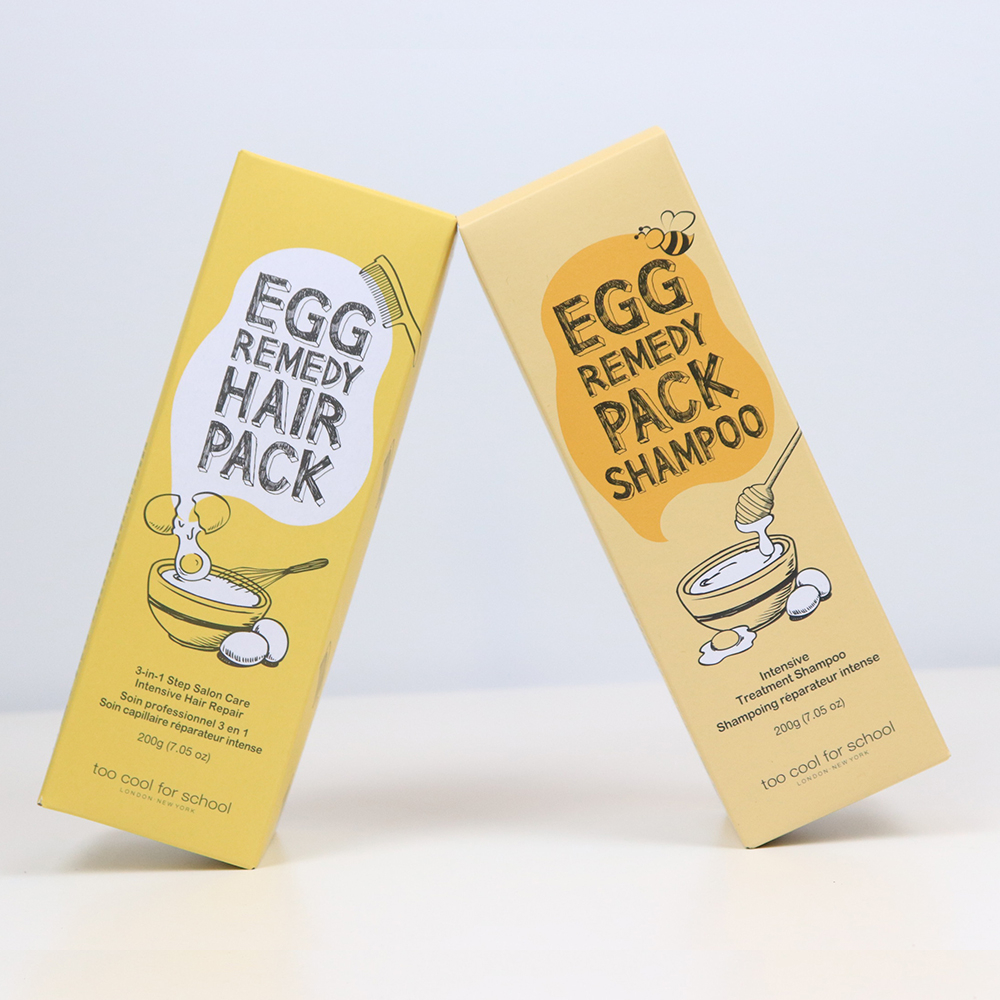 Egg Remedy Hair Oil - 100ml & Hair Pack - 200g & Pack Shampoo - 200g & Hair Essence - 100ml