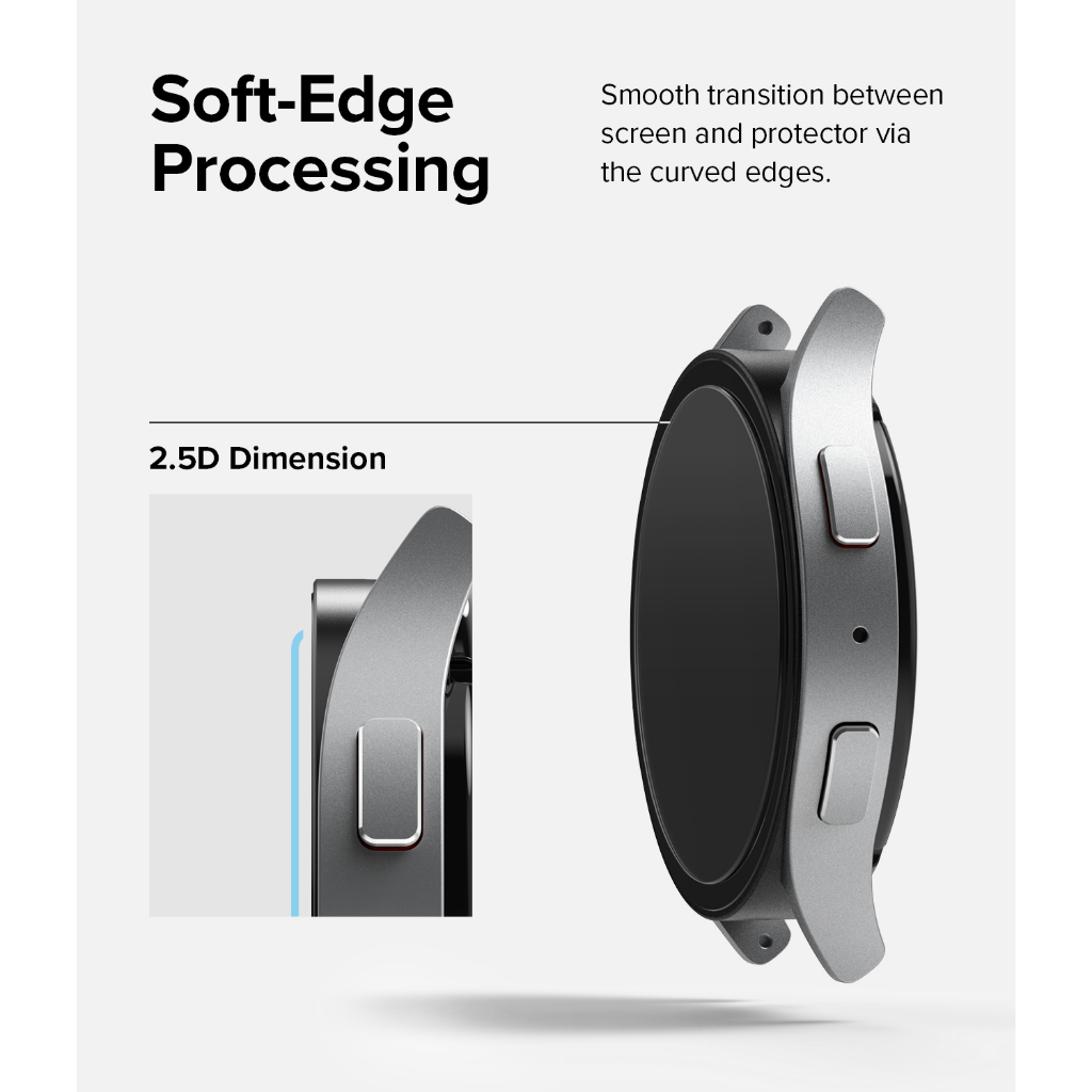 RINGKE Kính Cường Lực Bảo Vệ Màn Hình Chống Trầy Cho Galaxy Watch 6 44mm