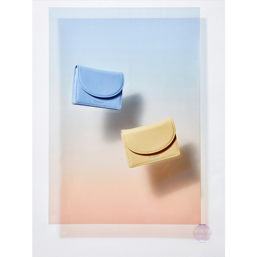 Fennec halfmoon accordion pocket wallet / card holder & coin purse / made in korea / daily stylish card holder & wallet / cute mini card holder & wallet