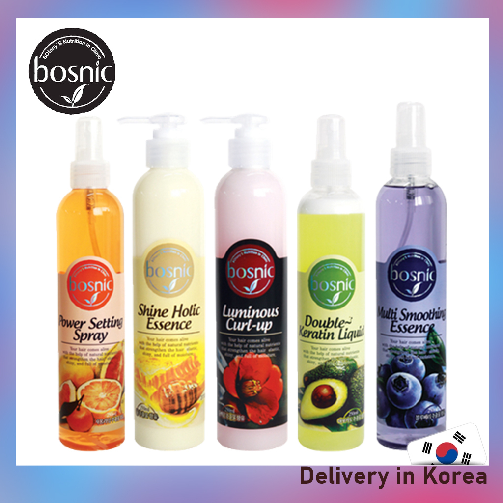 Xịt Giữ Nếp Setting Spray BOSNIC 250ML / Kem Dưỡng Tạo Lọn Tự Nhiên Dành Cho Tóc Uốn - Curl Up Essence BOSNIC 250ML