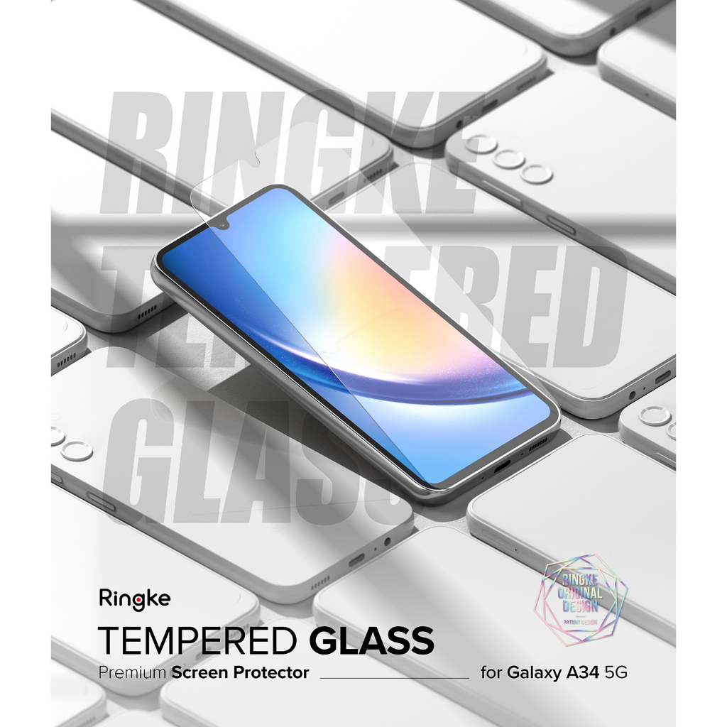RINGKE Kính Cường Lực Bảo Vệ Màn Hình Cho Galaxy A34 5G
