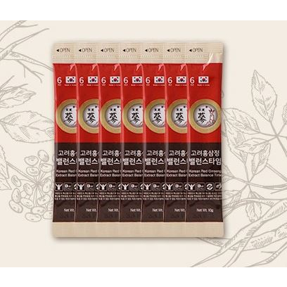 Pungnyeon bogam Que Cân Bằng 6 Năm 10g x 50pcs / 10X100 Cái
