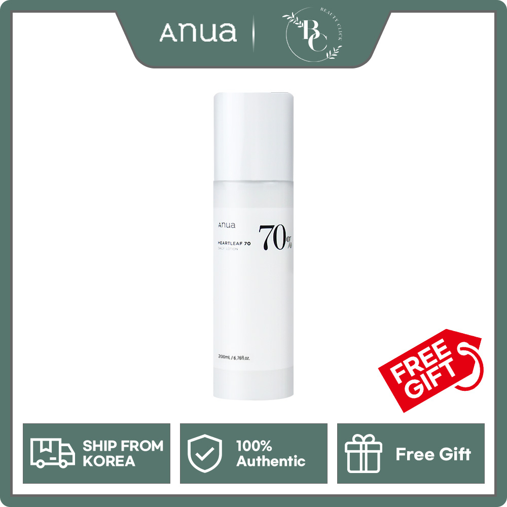 Sữa Dưỡng Da Hàng Ngày Anua Heartleaf 70% Daily Lotion 200ml + Một Món Quà Nhỏ
