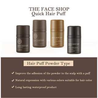 THE FACE SHOP Mút Đánh Phấn Trang Điểm Tóc 7g (0.24oz)