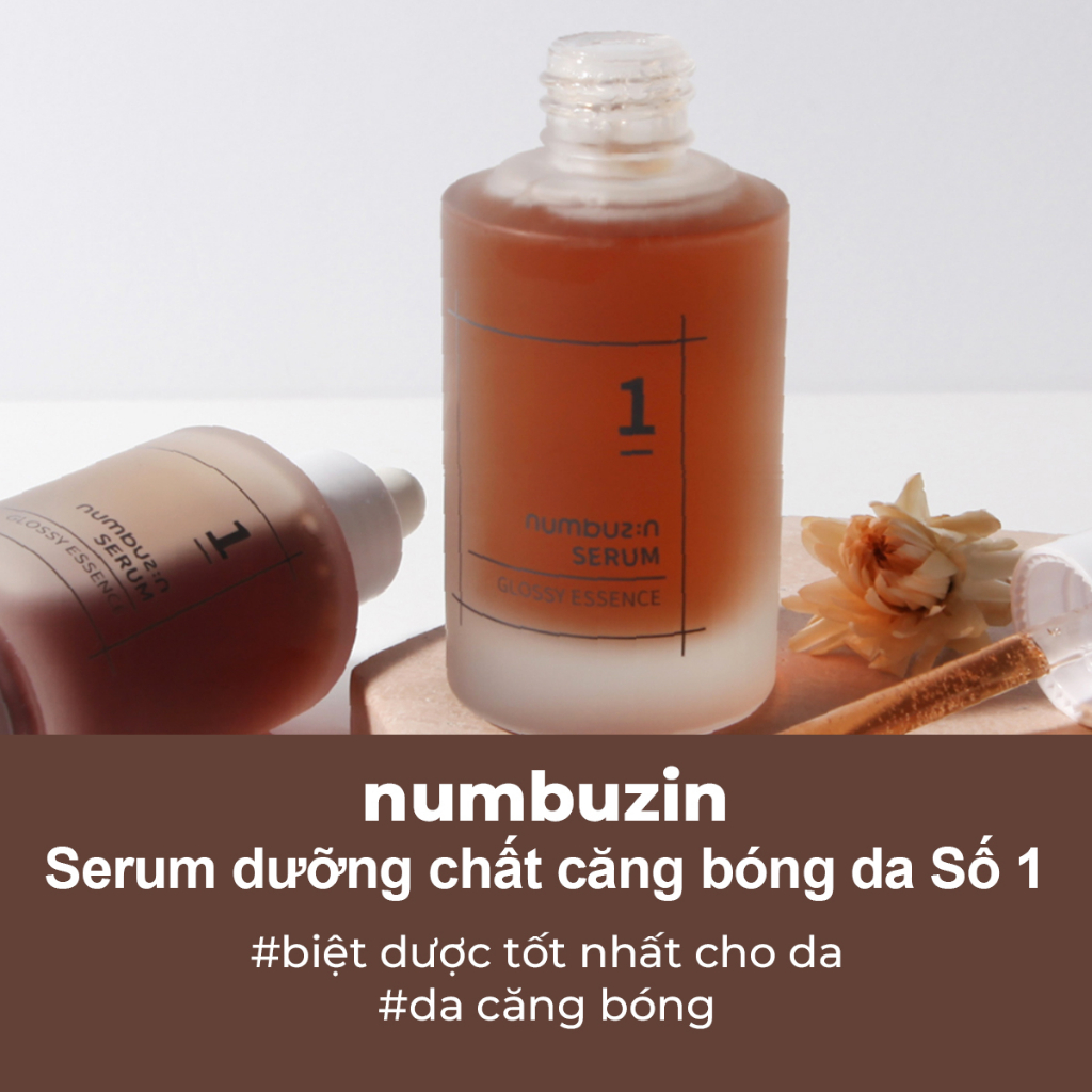 Serum tinh chất numbuzin No. 1 Glossy Essence Serum căng bóng da