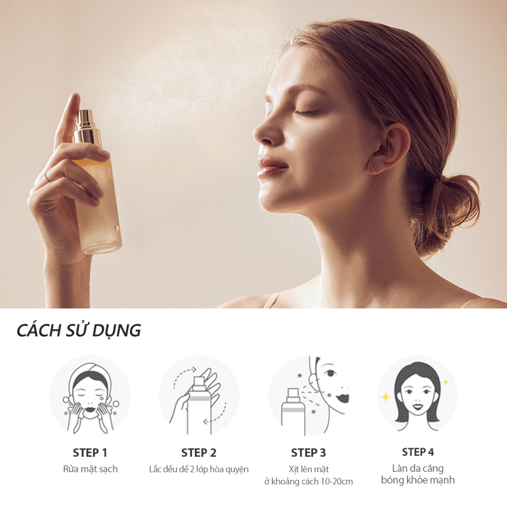 [d'Alba Official] Combo 2 Chai Serum dạng xịt căng bóng 100ml First Spray Serum