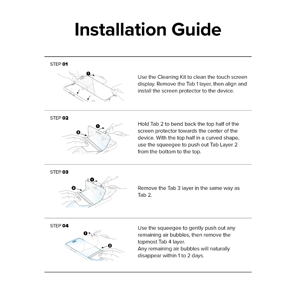 Miếng dán bảo vệ màn hình RINGKE Dual Easy Film trong suốt HD che toàn diện cho Galaxy Z Flip 5