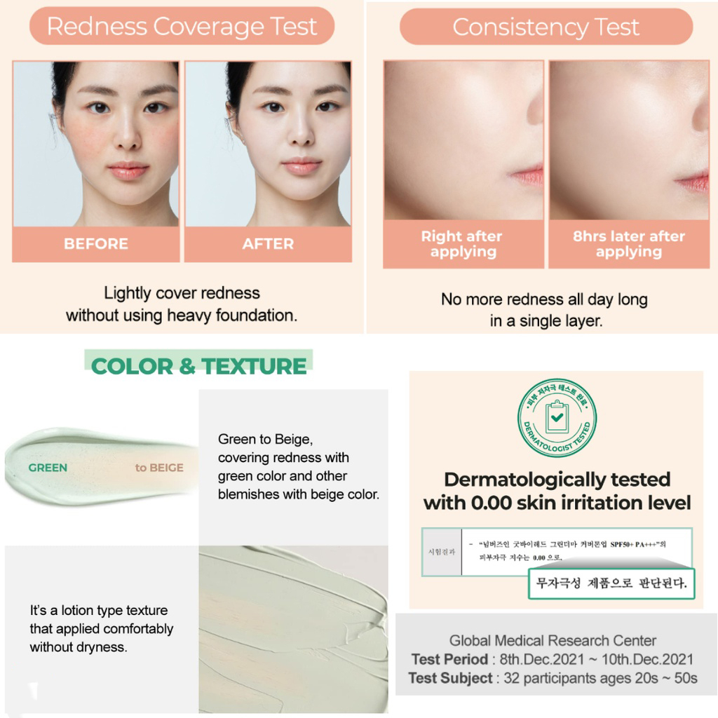 Numbuzin Tông Màu Be Làm Sạch Nâng Tông Da Mặt Tạm Thời Bằng Sứ Nâng / Làm Sạch Tông Màu Be spf50 pa + + + +