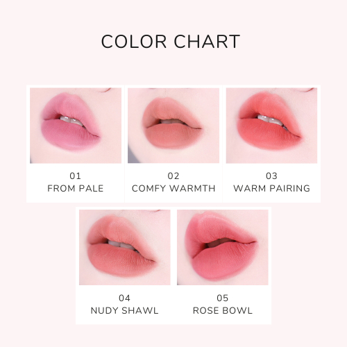 Velvet Blurring Fixing Tint – 10 màu