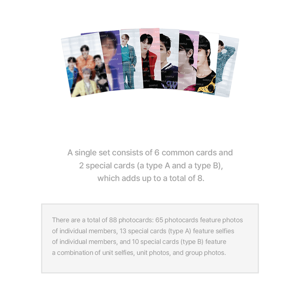 Set thẻ sưu tập Hybe Labels Seventeen Tour Follow