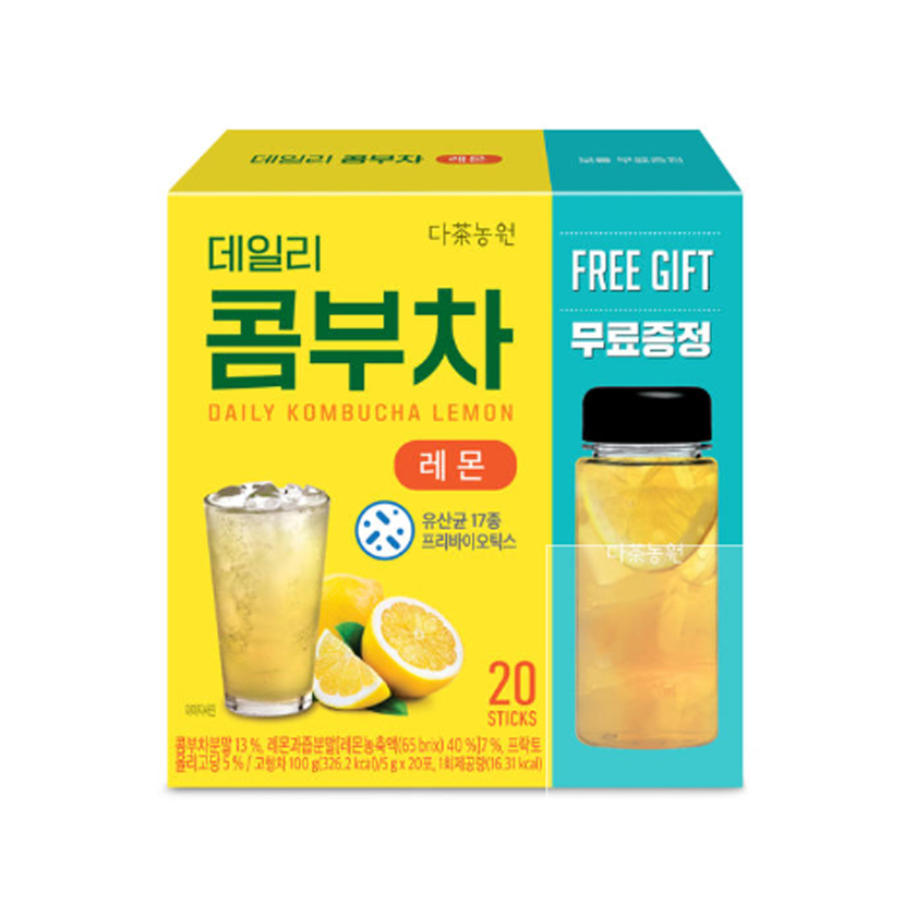 Hàn Quốc Danongwon Kombucha chanh 5g x 20 gói