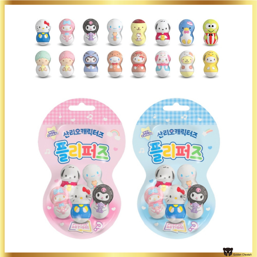 Nhân Vật Sanrio Flippers 16 Nhân Vật Ngẫu Nhiên Roly Poly