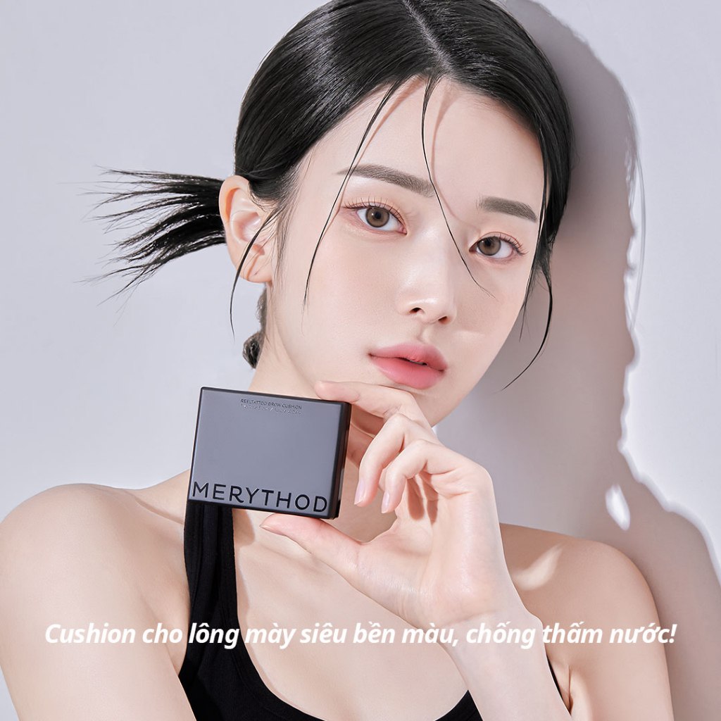 Cushion cho lông mày 2 màu lâu trôi chống nước Reel Tattoo Brow Cushion Two Tone Brown 4g