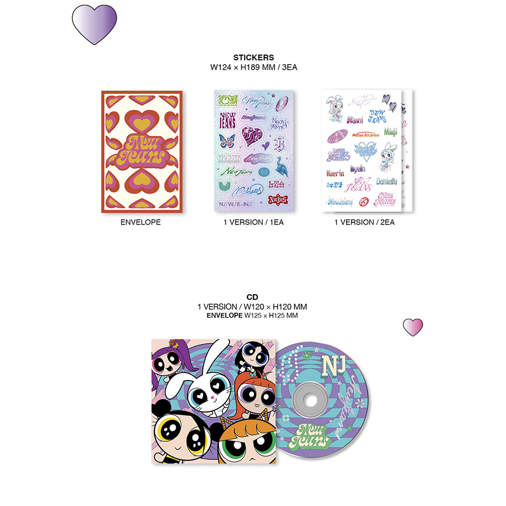 NewJeans - 2ND EP The POWERPUFF GIRLS X NJ Box Ver.
