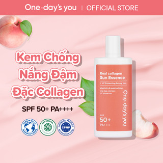  Kem Chống Nắng Nâng Tông Mịn Không Bóng Dầu Bổ Sung Collagen Dưỡng Ẩm Chống Lão Hóa ONE DAY'S YOU Real Collagen Sun Essence (55ml)