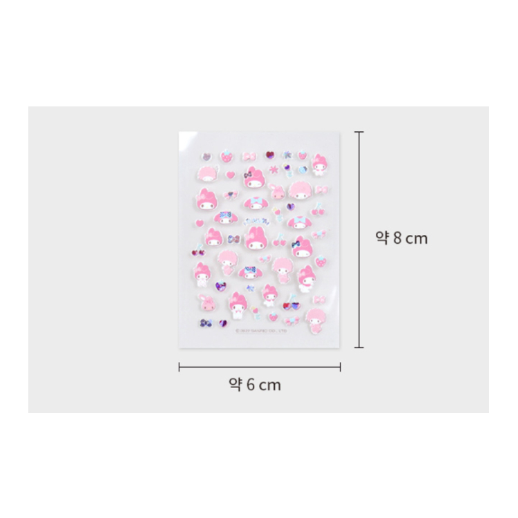 DAISO Miếng DáN Trang Trí MóNg Tay My Melody