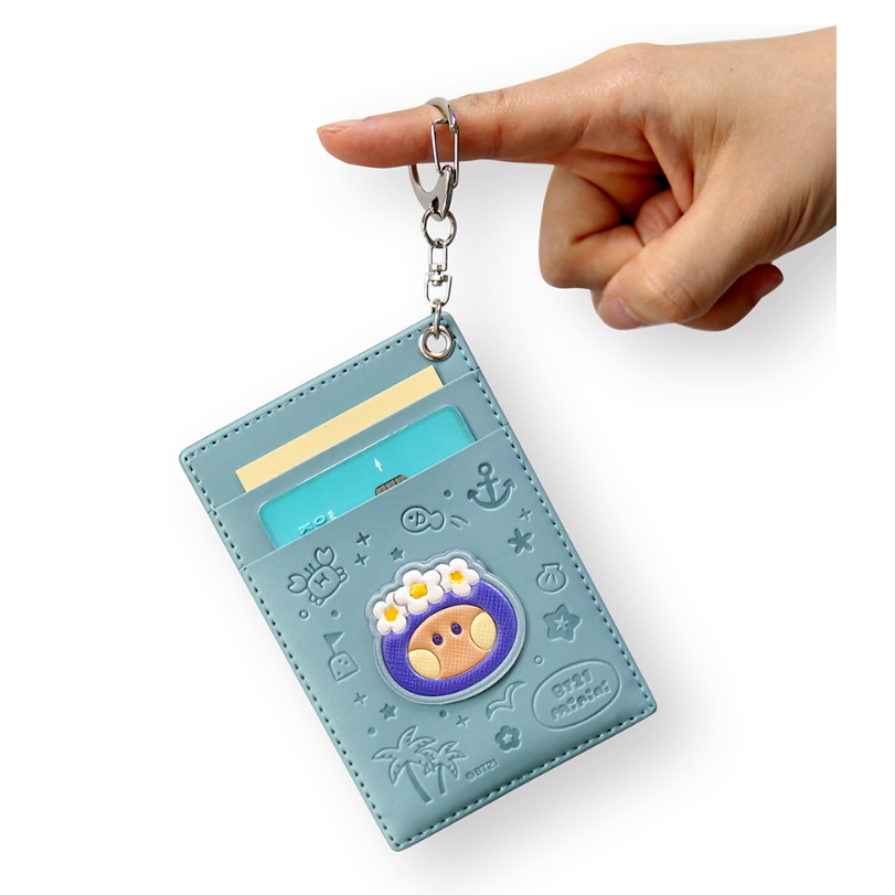 Ví Da PU Đựng Thẻ Hình BT21 Minini Vancance