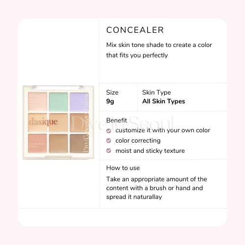 Bảng che khuyết điểm chuyên nghiệp – 9g