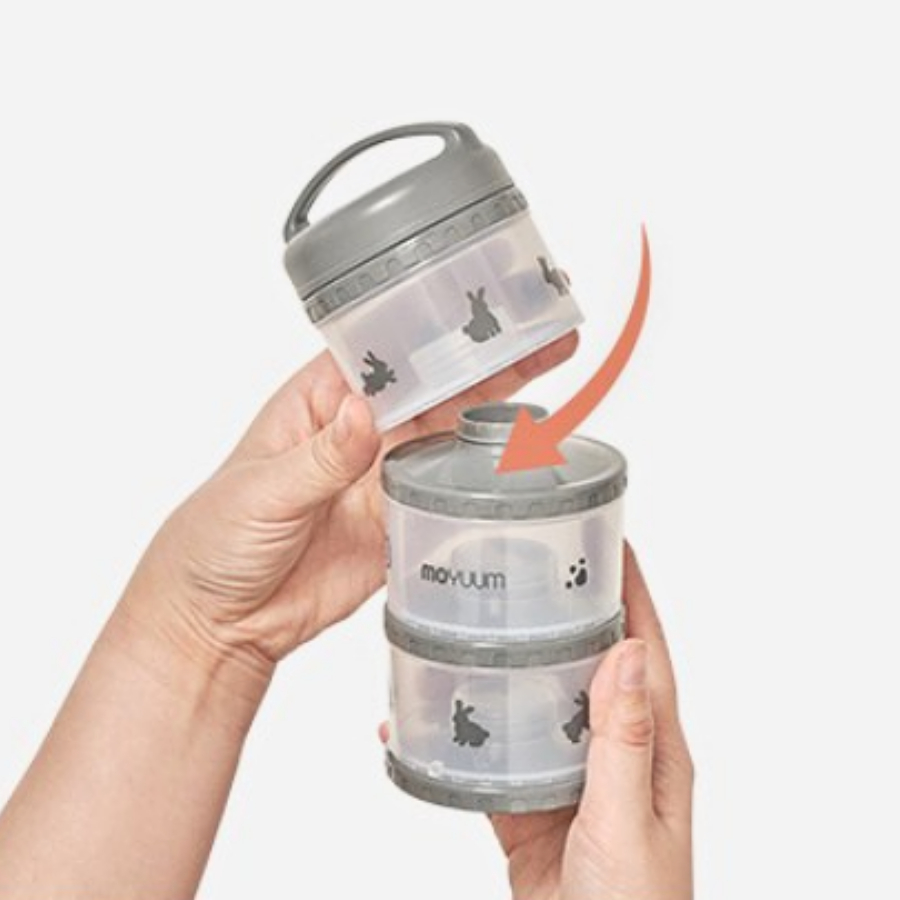 Hộp chia sữa 5 ngăn cao cấp Moyuum thỏ 2023