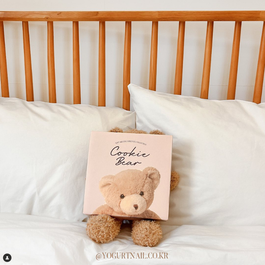 Yogurt gel x cookie bear 10 màu syrup nail