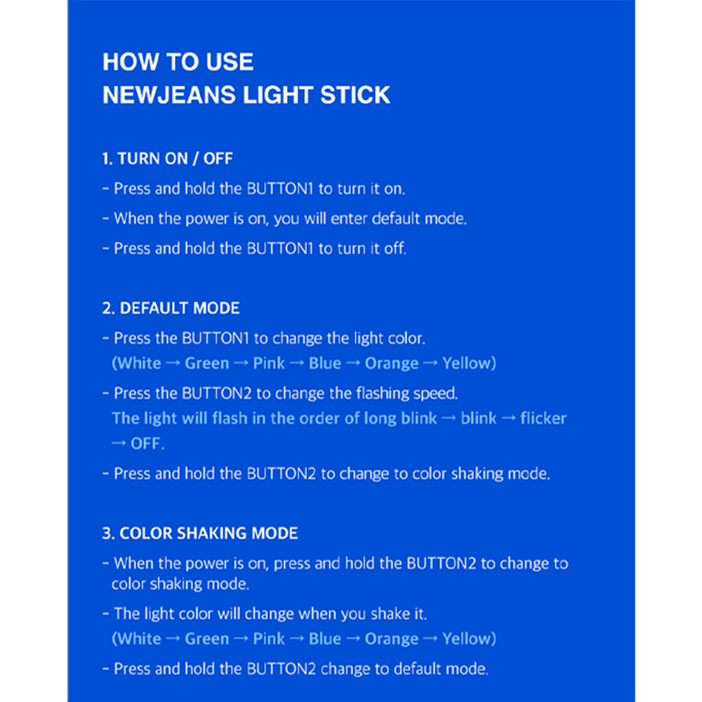 NewJeans Official Light Stick