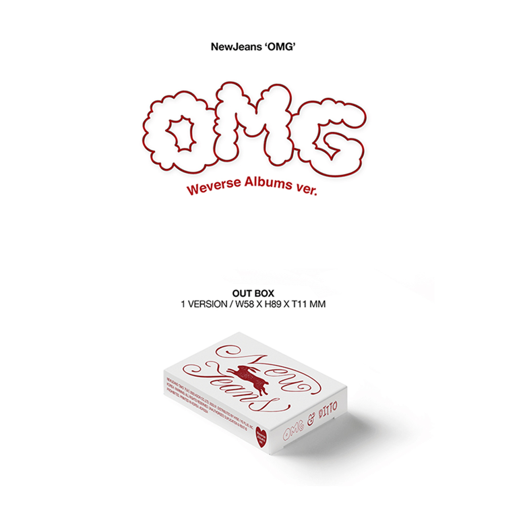 Album NewJeans "Omg" phiên bản album Weverse