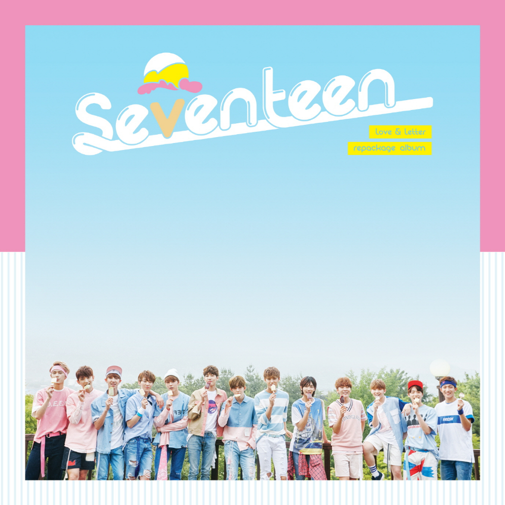 Album đầu tay Hybe Labels seventeen Love Letter bao bì mới