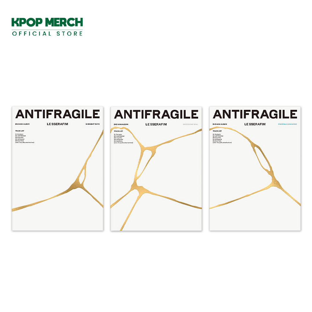 Album HYBE LABELS Le Sserafim 2 mini Antifragile phiên bản sách ảnh POB Synnara