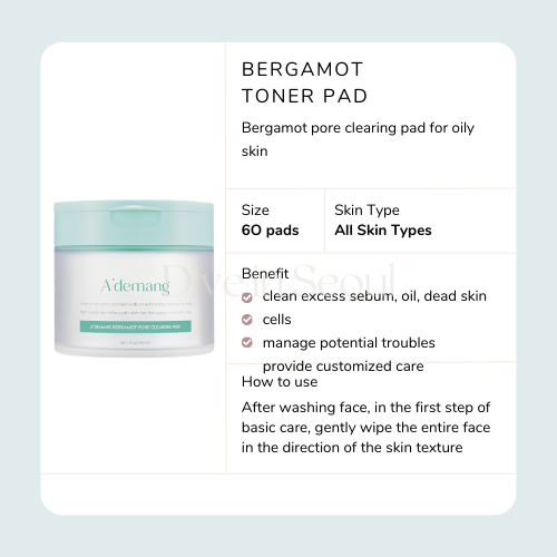 Toner Pad ADMANG - 280ml / 60 miếng