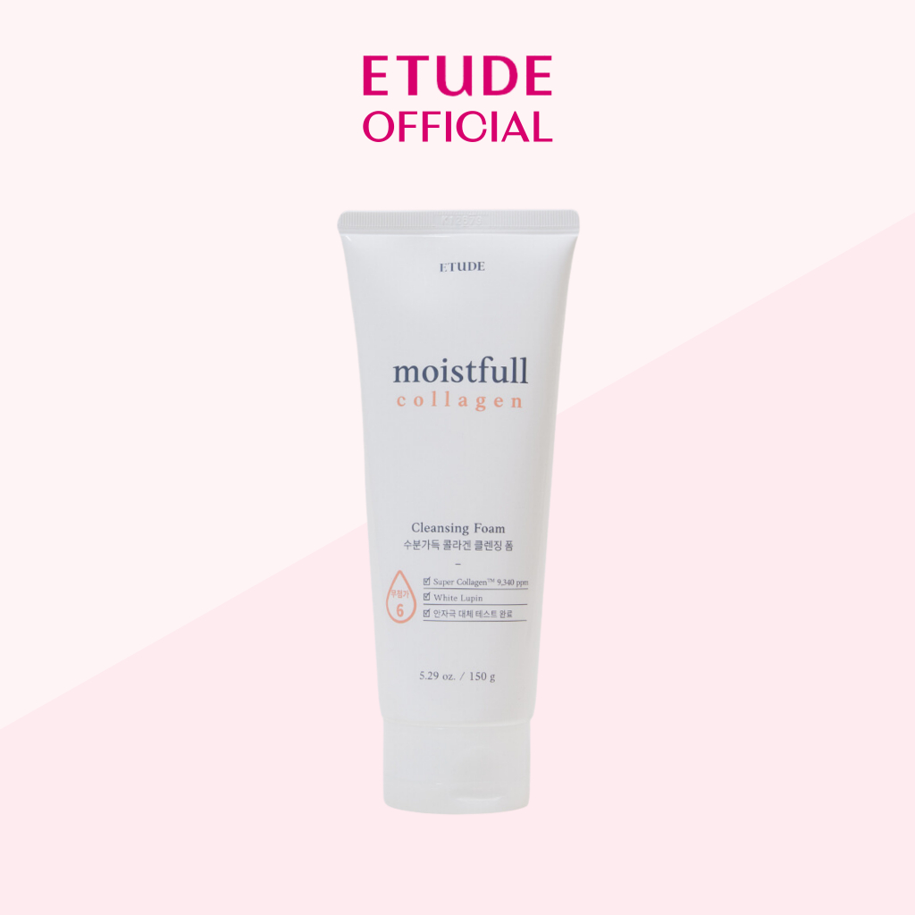 Sữa rửa mặt chứa collagen dưỡng ẩm hiệu quả ETUDE Moistfull Collagen Cleansing Foam 150ml 21AD