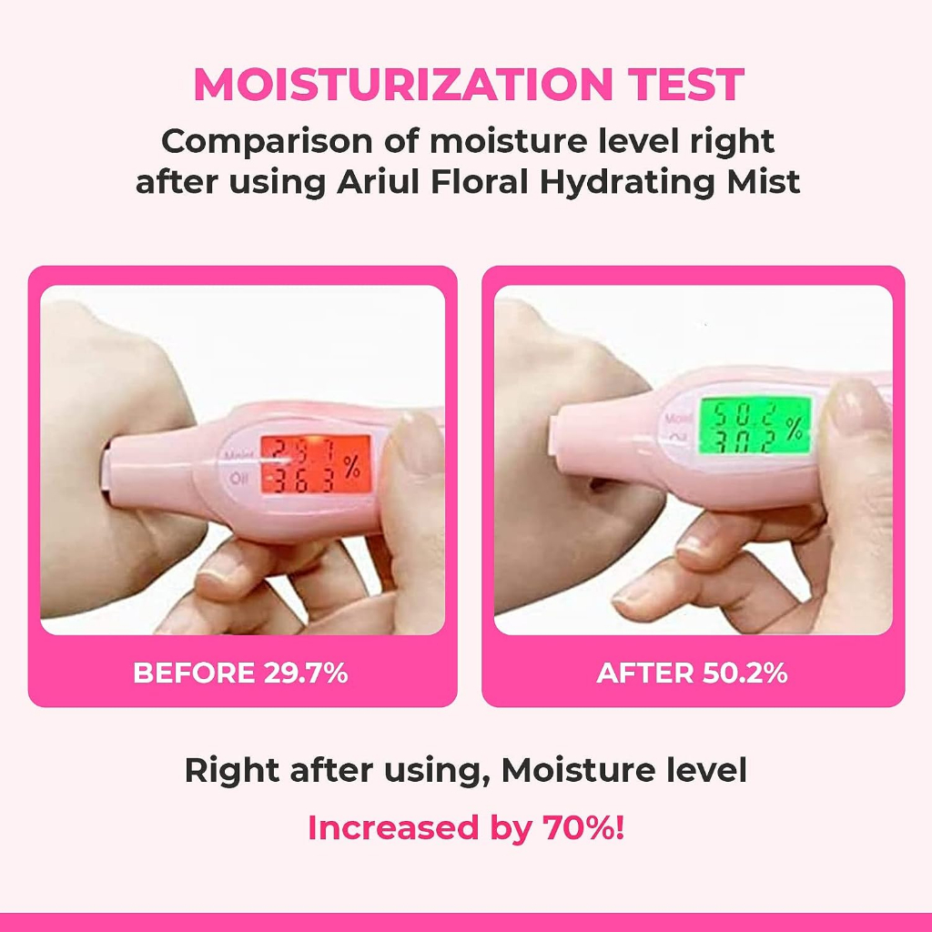 7days floral hydrating mist 150ml từ hàn quốc / skin hydrating mist / perfect blend of 6 hoa / hương hoa