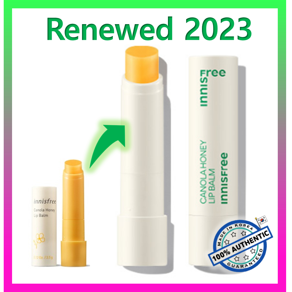 Son Dưỡng Môi Chiết Xuất Mật Ong innisfree / innisfree Canola Honey Lip Balm 3.5g (2023 AD)