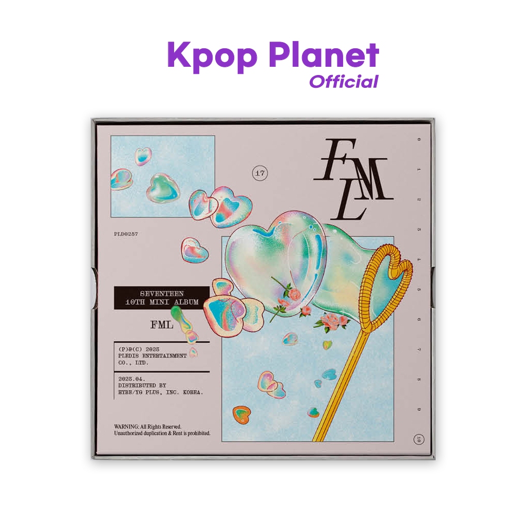 Mini album thứ 10 FML KPOP GOODS phiên bản CARAT Hybe Labels SEVENTEEN