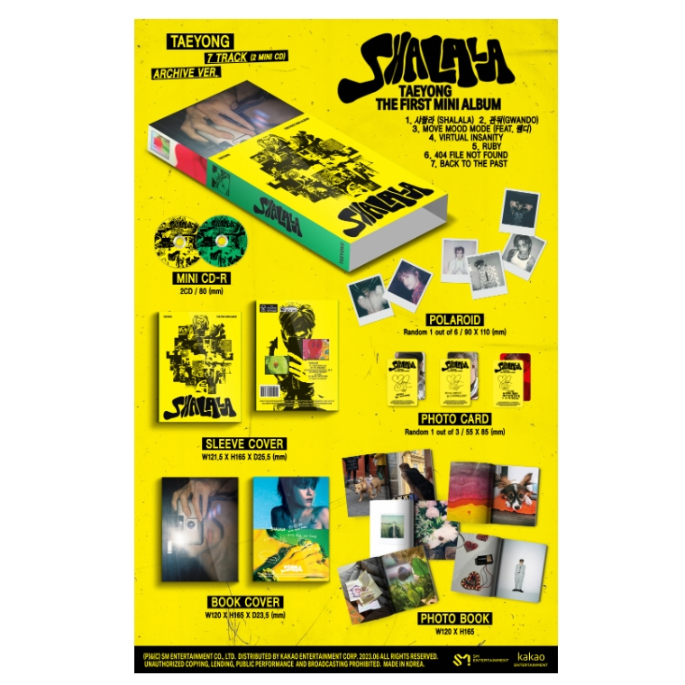 Taeyong - SHALALA  1st Mini Album