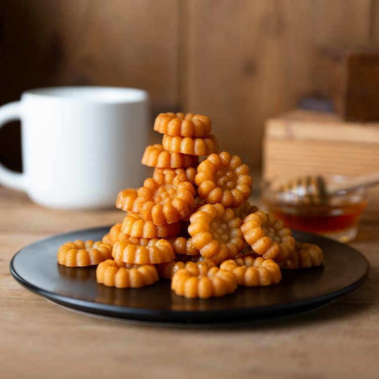 Mini Mật Ong yakgwa | Bánh Ngọt Ngào Truyền Thống Hàn Quốc Từ Bột tvN Seojin 'S Oliveyoung