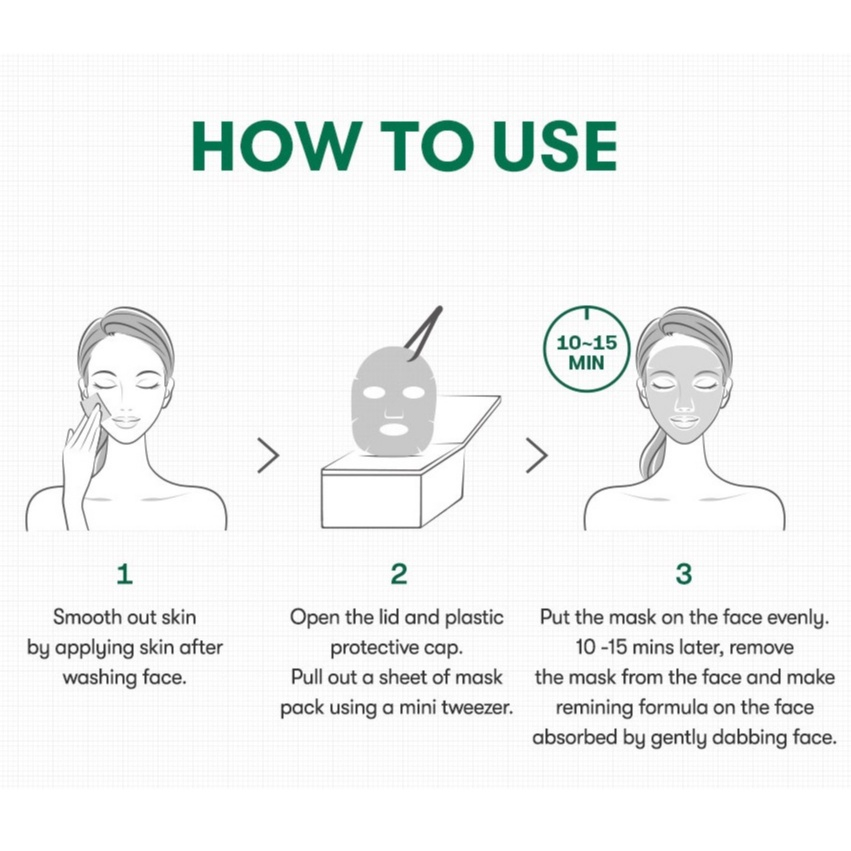 Mặt Nạ Cica / Vital / Cica Collagen / Reti-A Chăm Sóc Da Hàng Ngày 30ea / VTCOSMETICS