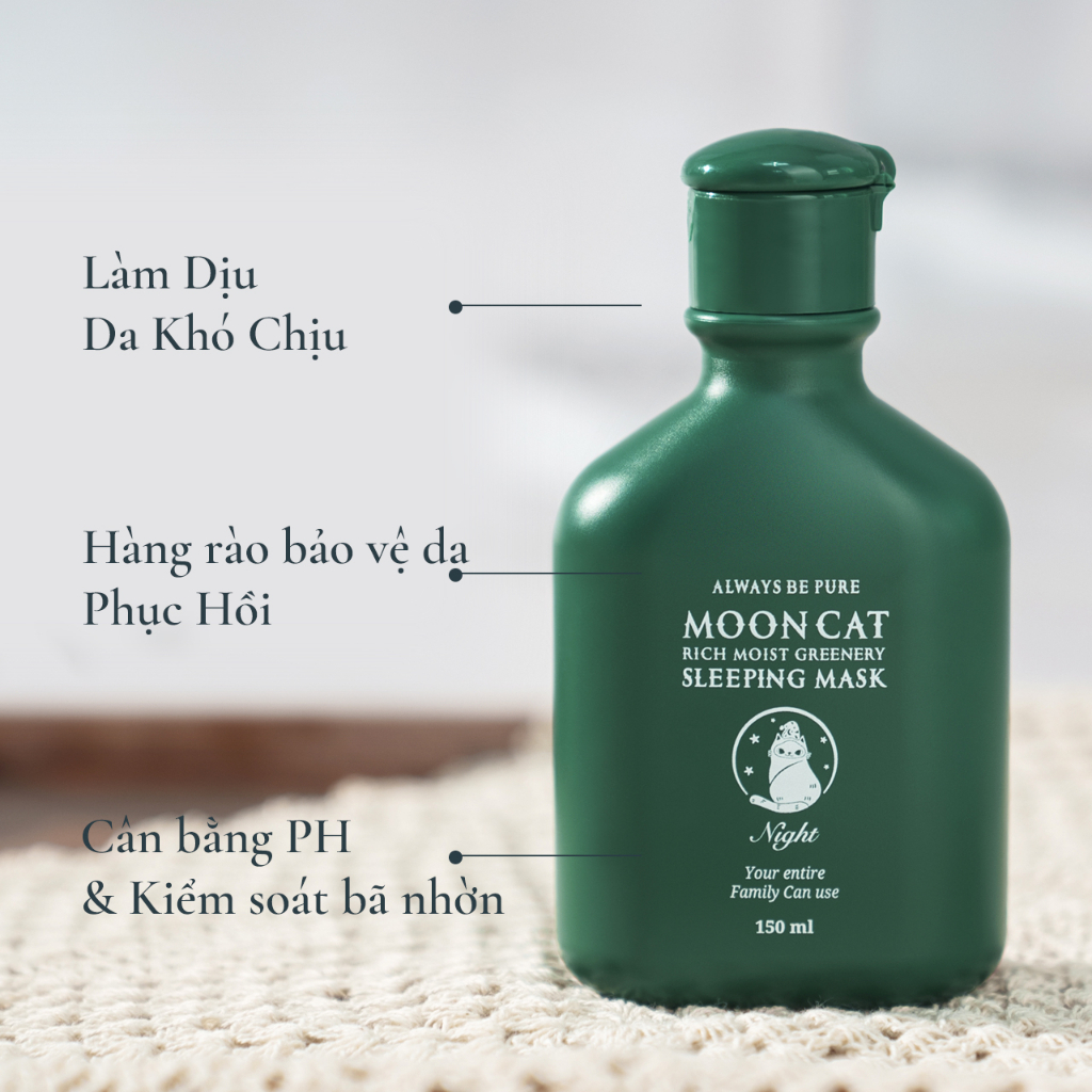 Mặt nạ ngủ ALWAYS BE PURE Moon Cat Rich 150ml