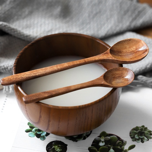 Muỗng Gỗ Khuấy Cà Phê Phong Cách Nhật Bản