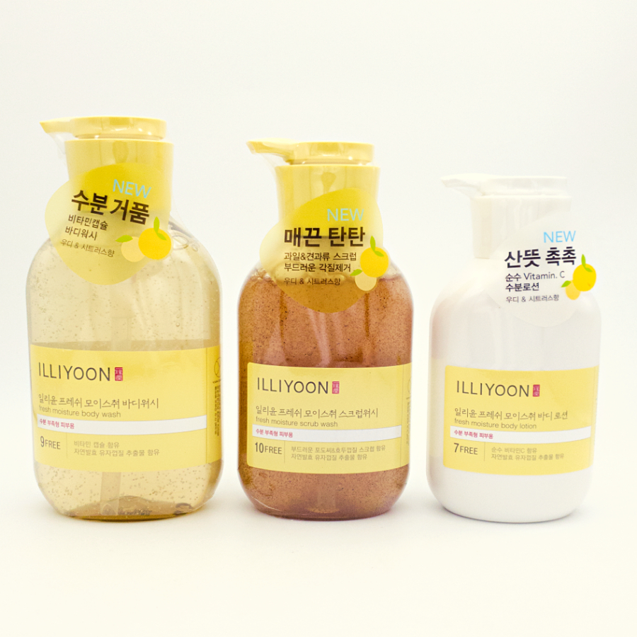 Sữa tắm tẩy da chết body Illiyoon Fresh Moisture Scrub Wash 400ml