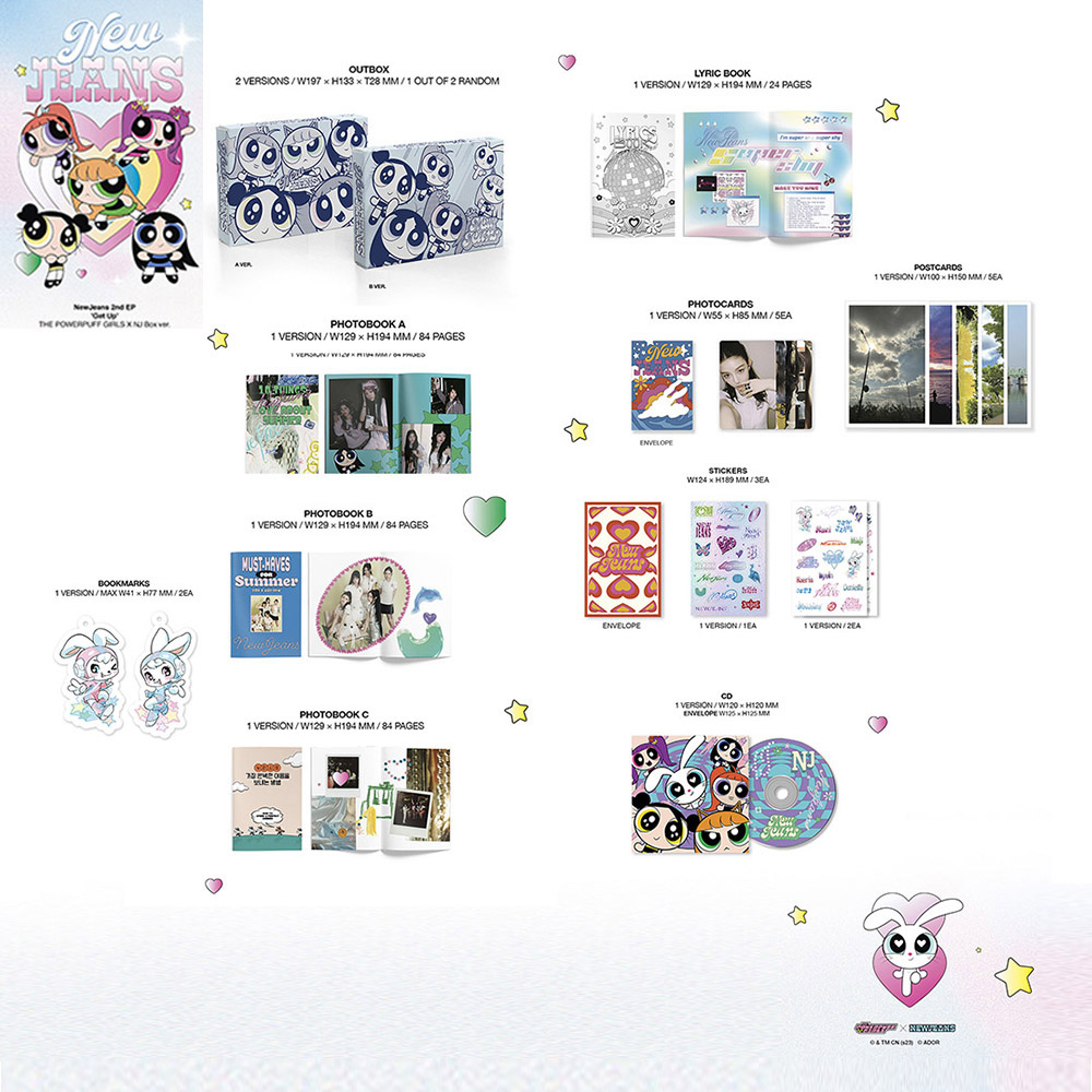 NewJeans - 2ND EP The POWERPUFF GIRLS X NJ Box Ver.
