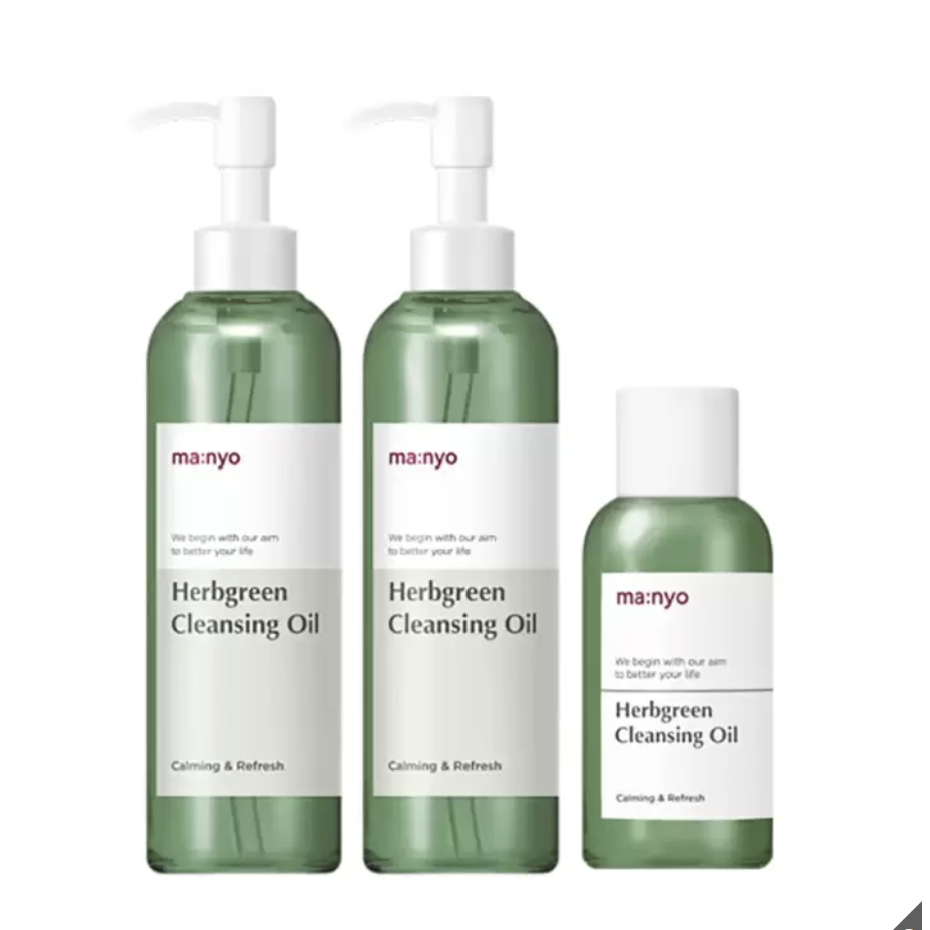 Dầu Tẩy Trang Manyo Herbgreen 200ml x 2 + 55ml